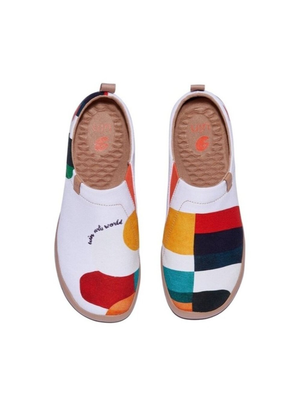 Size 10 UIN Hold That Color Slip-On Shoes Women’s Canvas Comfort Loafers
